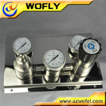 semi automatic stainless steel argon pressure regulator